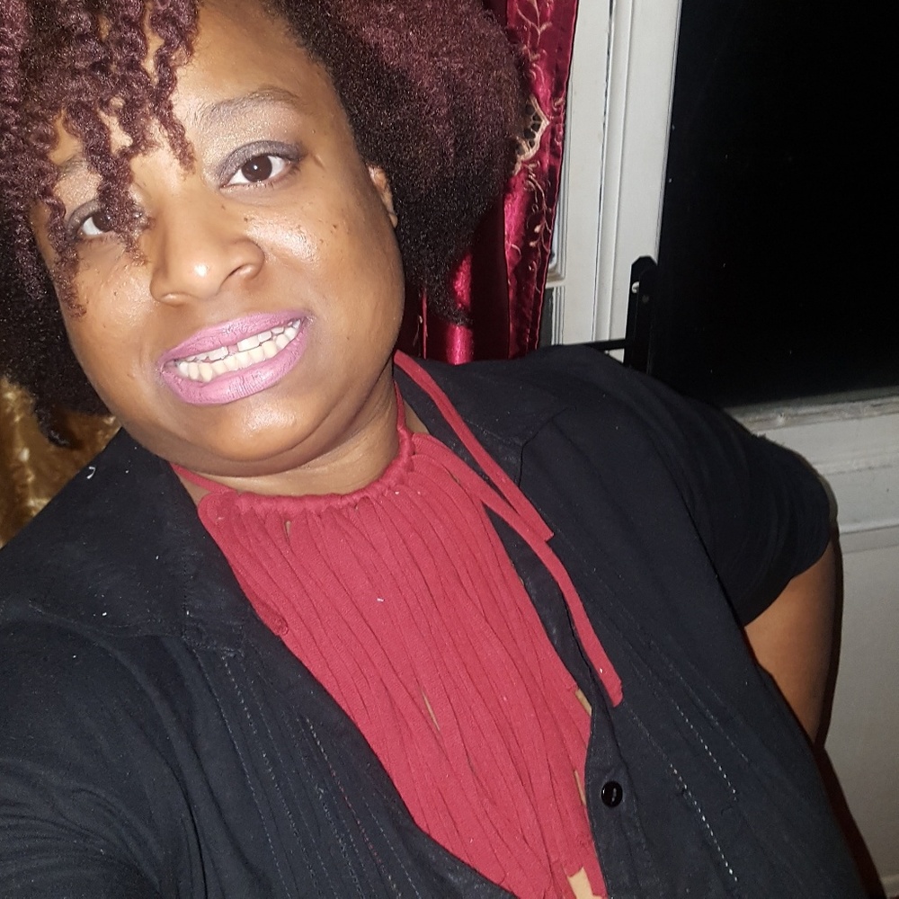 CUSTOM made Sexy burgundy neck piece